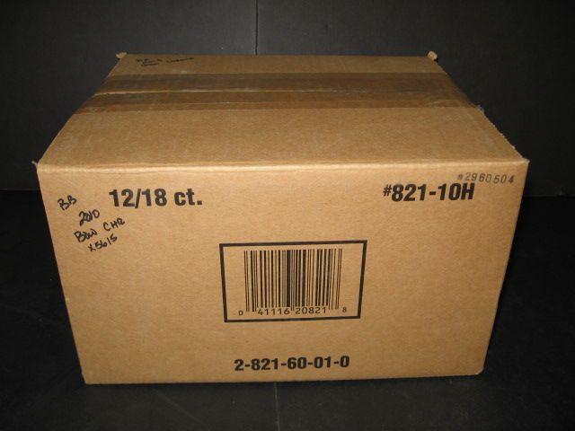 2010 Bowman Chrome Baseball Case (Hobby) (12 Box)