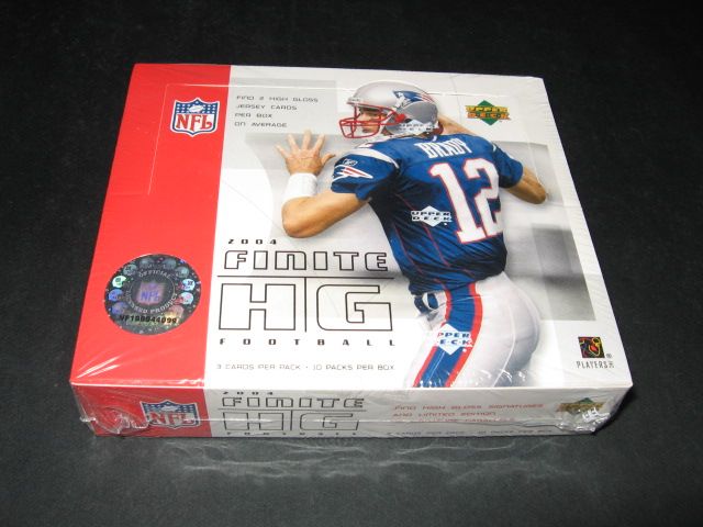 2004 Upper Deck Finite HG Football Box (Hobby) (10/3)