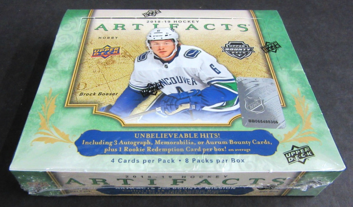 2018/19 Upper Deck Artifacts Hockey Box (Hobby) (8/4)