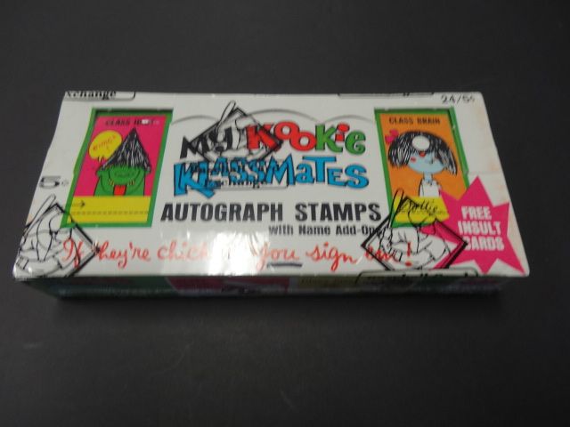 1968 Fleer Kookie Klassmates Unopened Wax Box