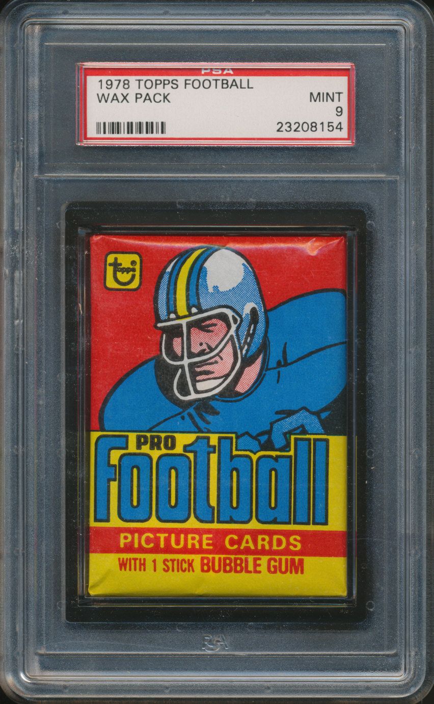 1978 Topps Football Unopened Wax Pack PSA 9