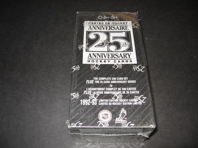 1992/93 OPC O-Pee-Chee 25th Anniversary Hockey Factory Set