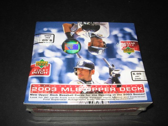 2003 Upper Deck First Pitch Baseball Box (Retail)