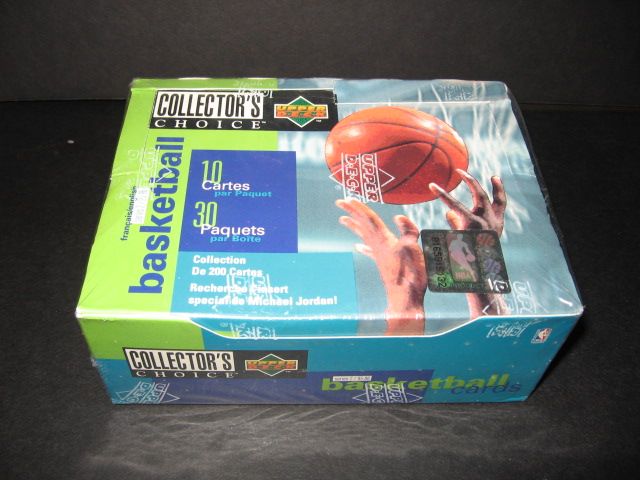 1995/96 Upper Deck Collector's Choice Basketball Series 2 Box (French) (30/10)