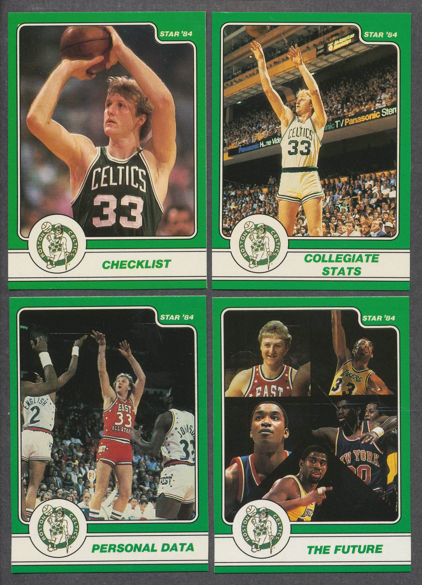 1984 Star Basketball Larry Bird Complete Set NM/MT MT