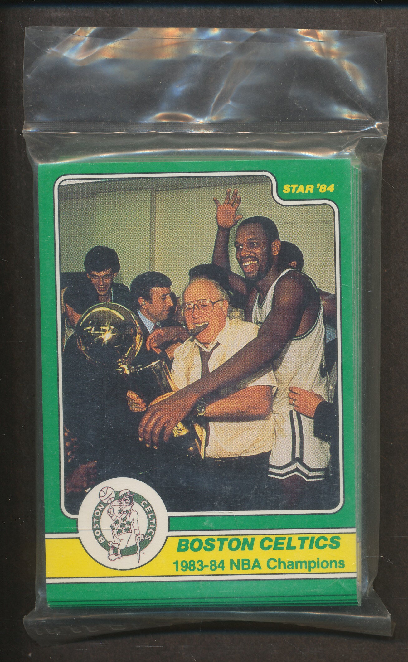 1984 Star Basketball Celtics Champs Complete Set (Sealed)