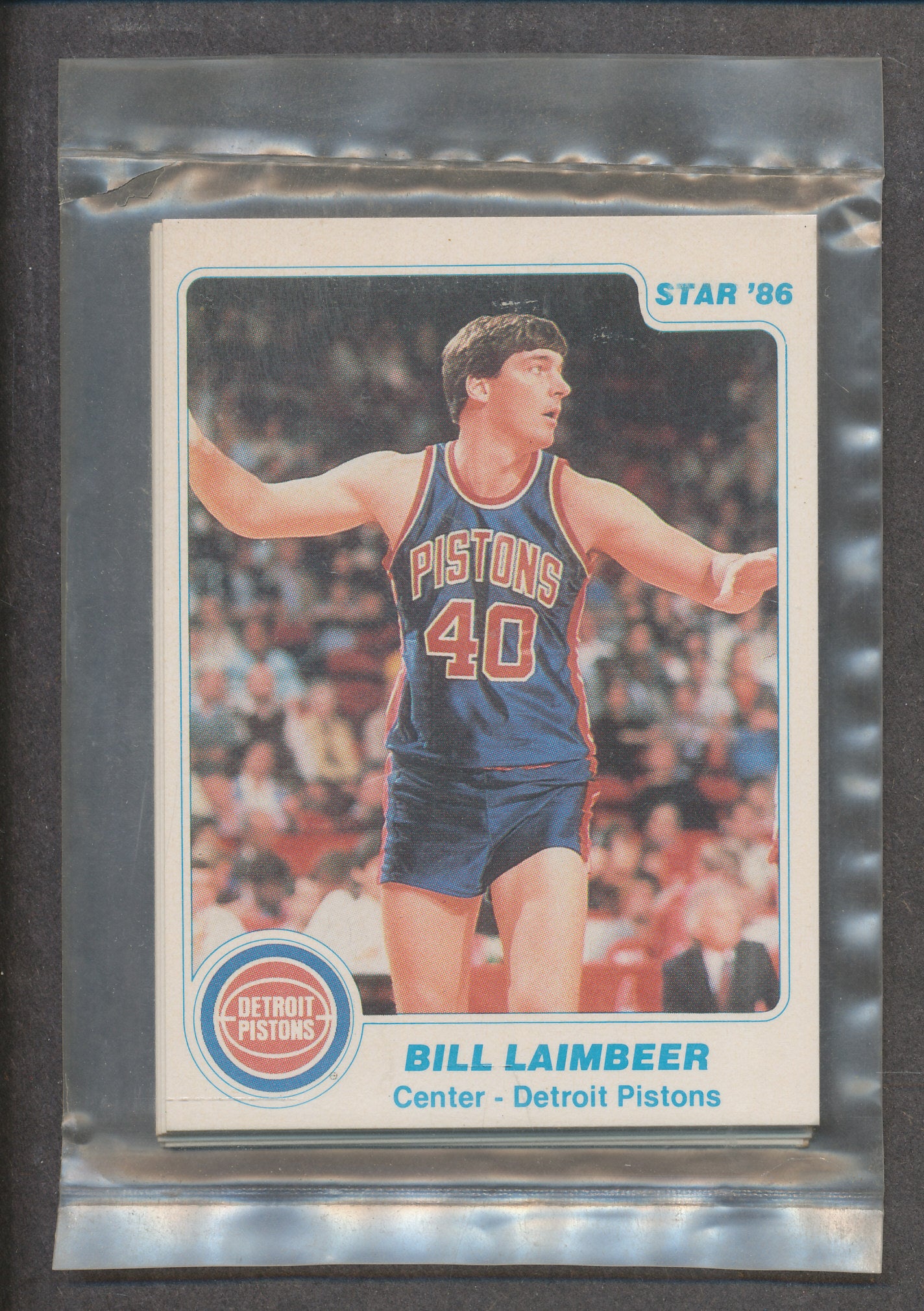 1985/86 Star Basketball Pistons Complete Set (Sealed)