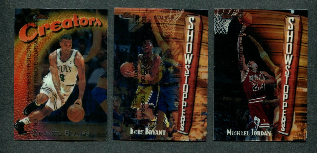 1997/98 Topps Finest Basketball Complete Bronze Set (220)
