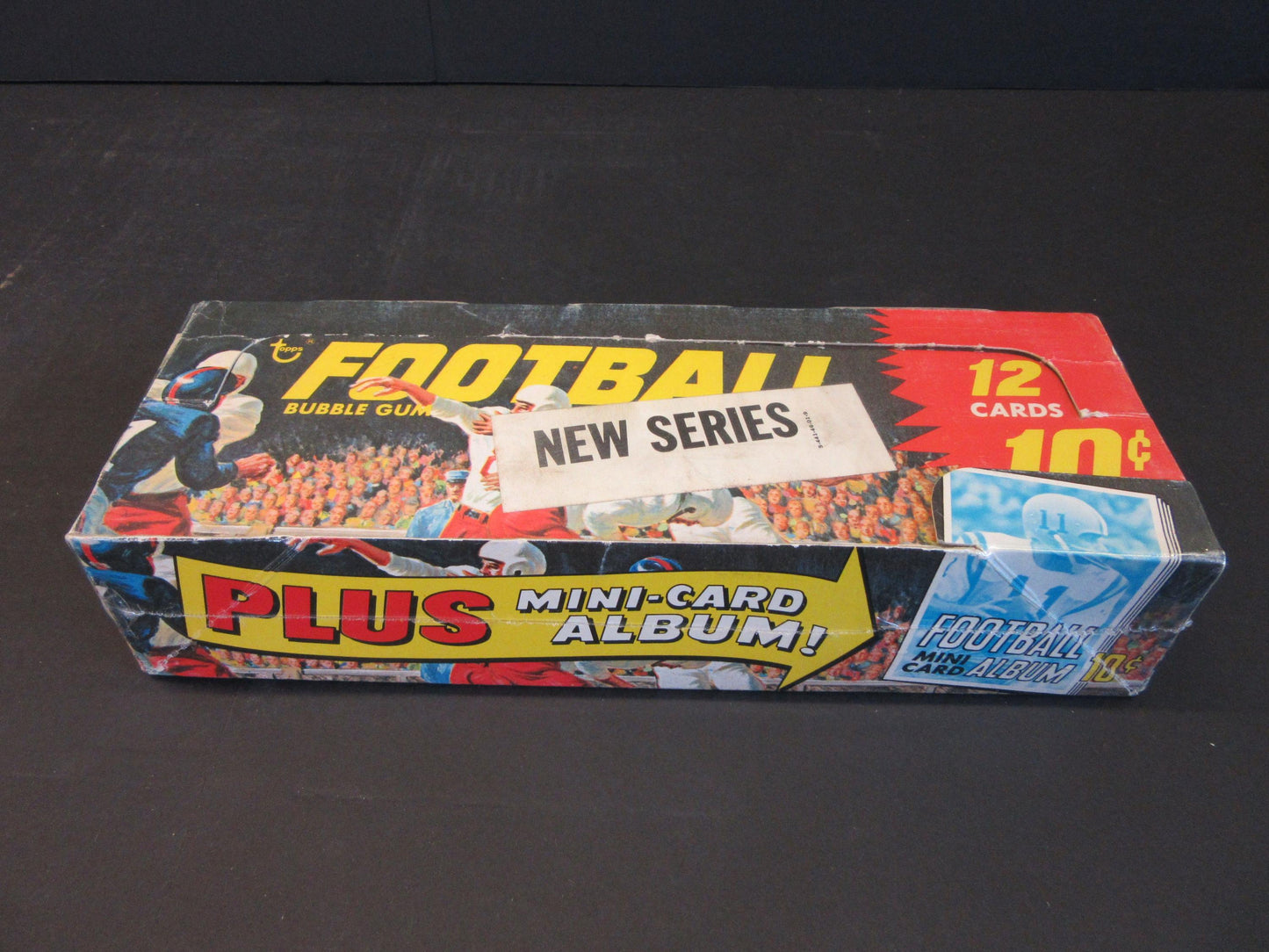 1969 Topps Football 10 Cent Empty Display Box