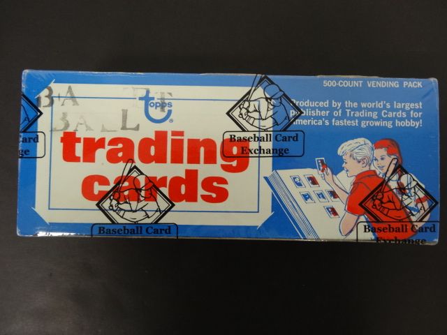 1971-72 Topps Basketball Unopened Vending Box