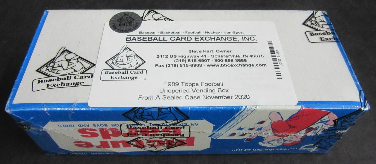 1989 Topps Football Unopened Vending Box (FASC)