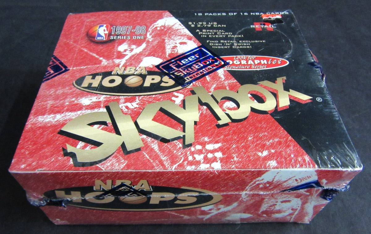 1997/98 Skybox NBA Hoops Basketball Series 1 Box (Retail) (18/16)