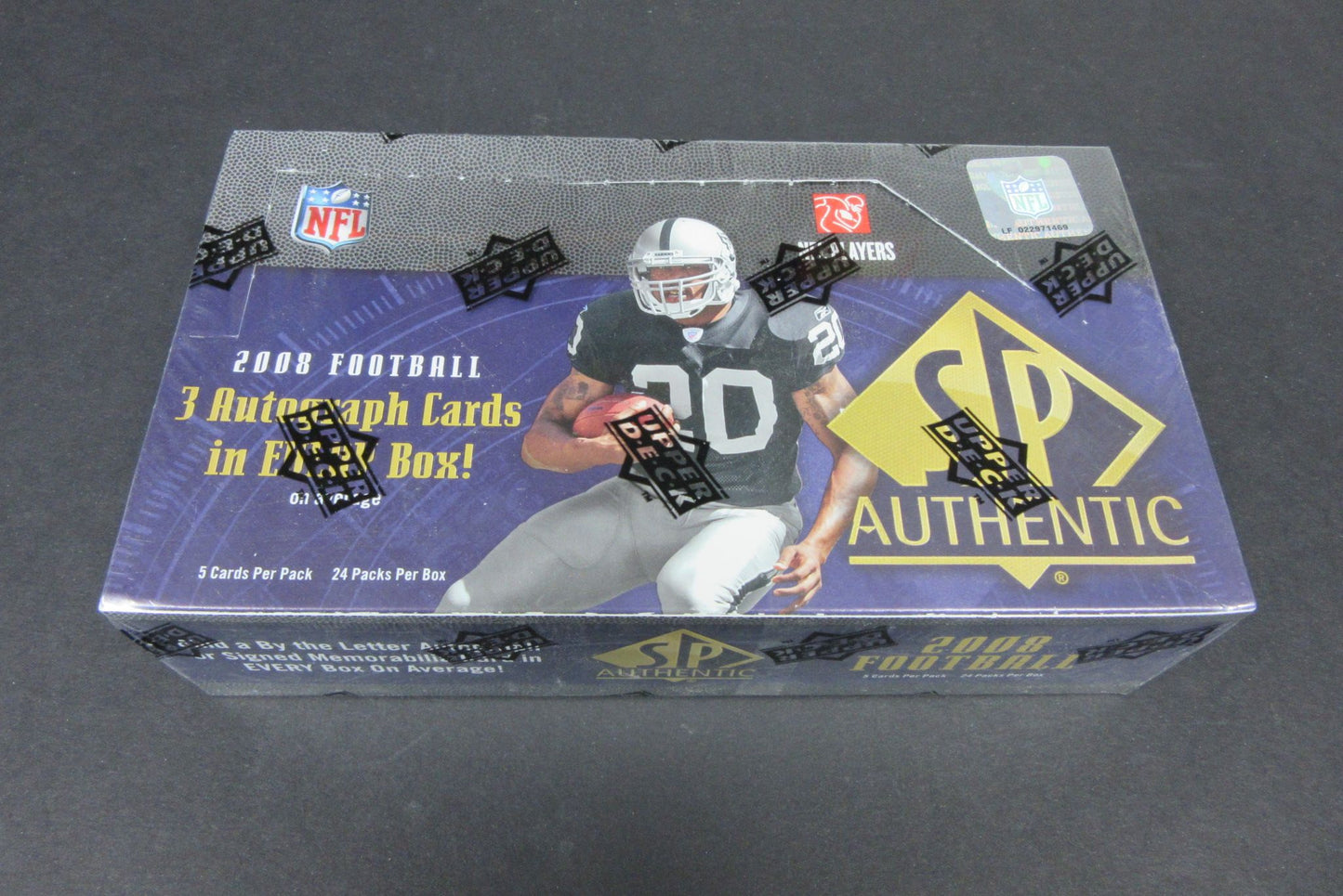 2008 Upper Deck SP Authentic Football Box (Hobby) (24/5)