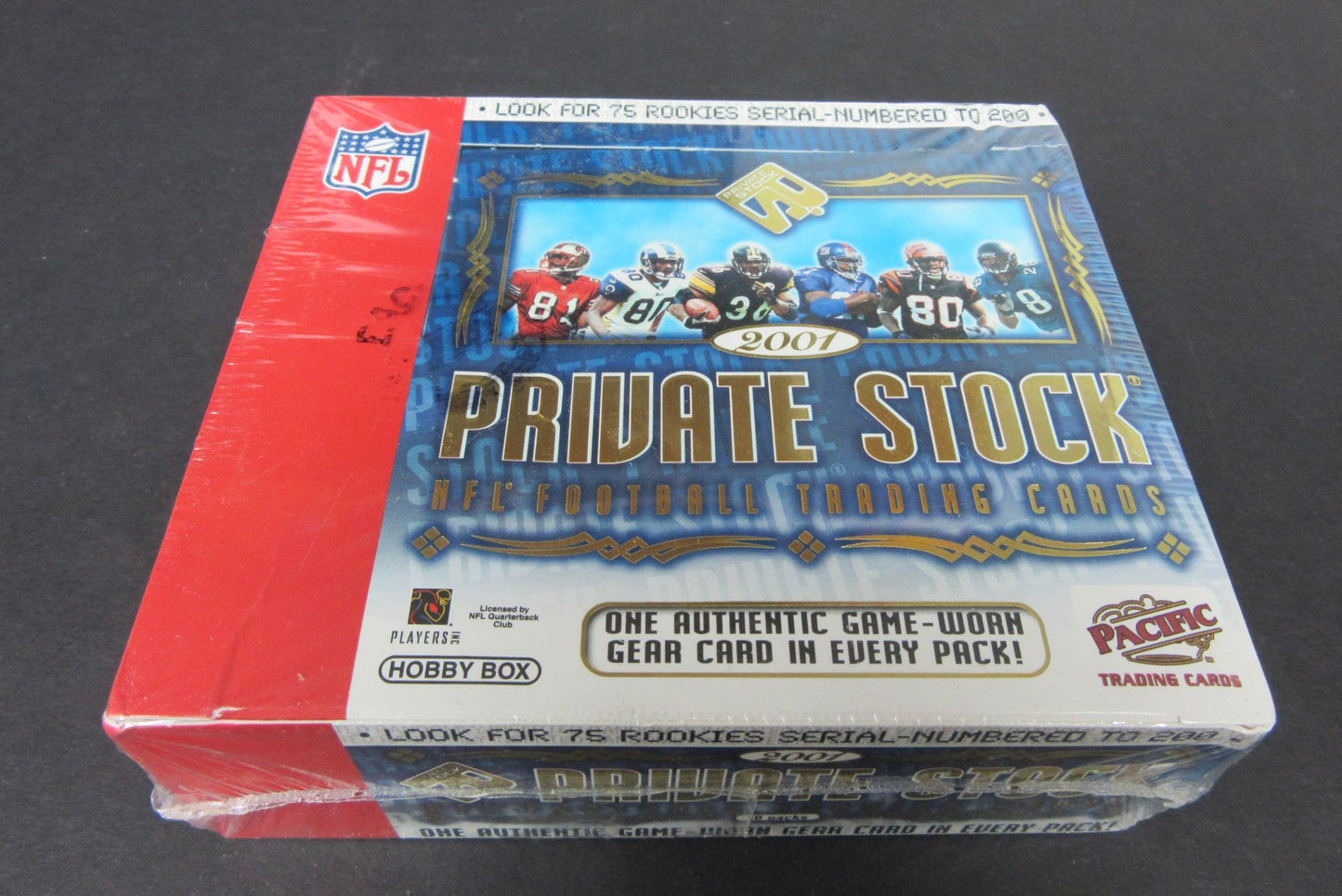 2001 Pacific Private Stock Football Box (Hobby) (10/5)
