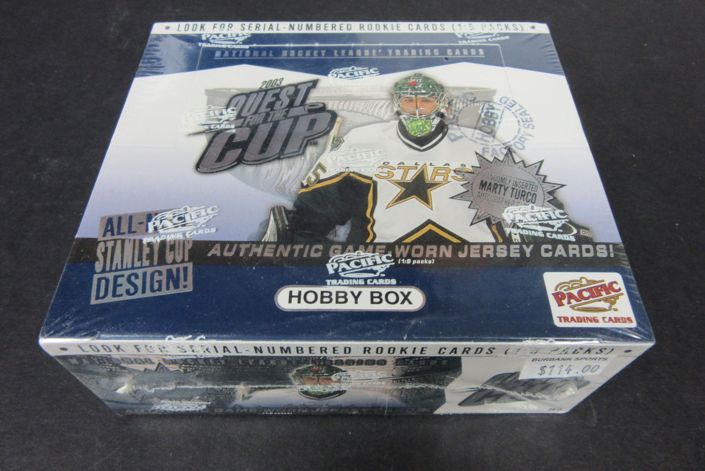 2002/03 Pacific Quest For The Cup Hockey Box (Hobby) (24/6)
