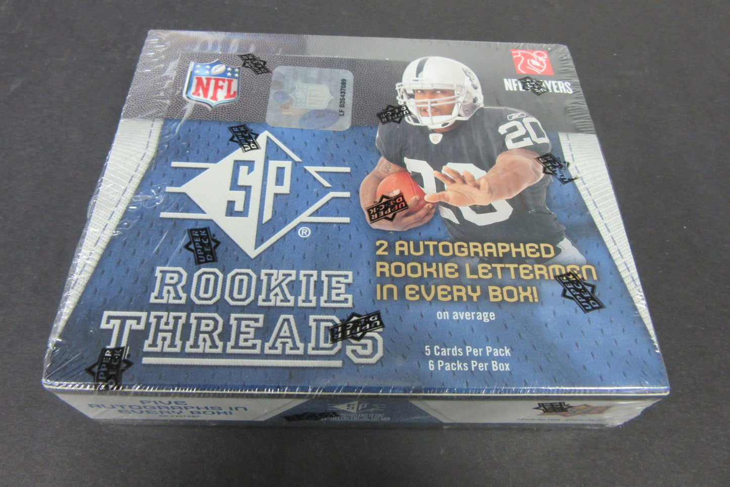 2008 Upper Deck SP Rookie Threads Football Box (Hobby) (6/5)