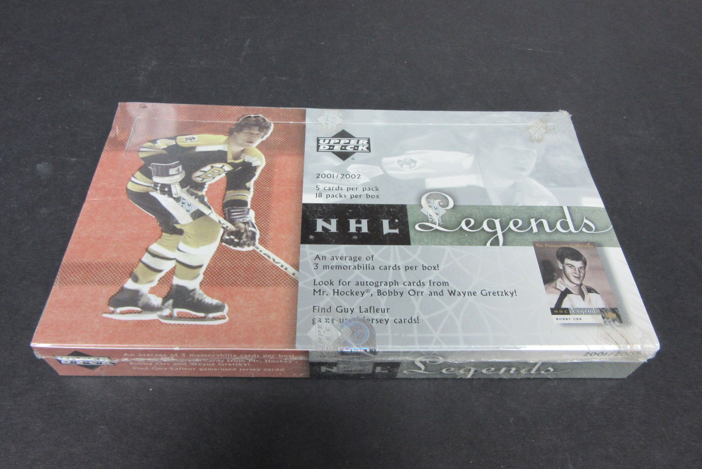 2001/02 Upper Deck NHL Legends Hockey Box (Hobby) (18/5)
