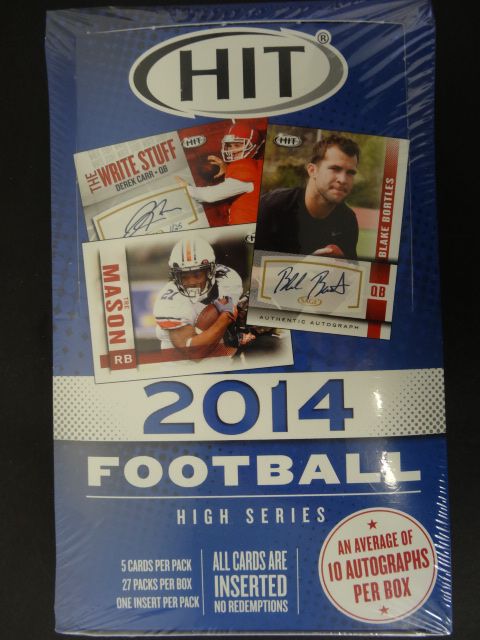 2014 Sage Hit Football High Series Box (Hobby) (27/5)