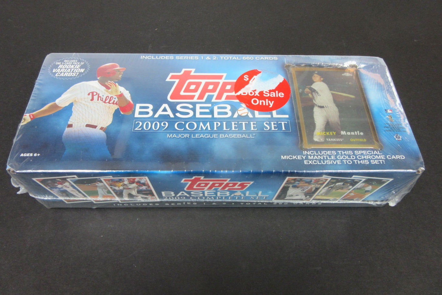 2009 Topps Baseball Factory Set (Retail) (Mantle Gold Chrome)