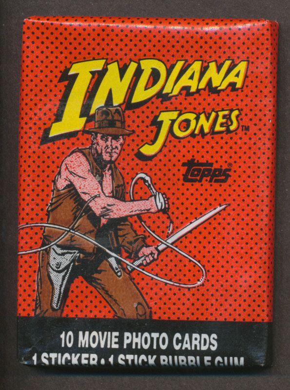 1984 Topps Indiana Jones Temple Of Doom Unopened Wax Pack