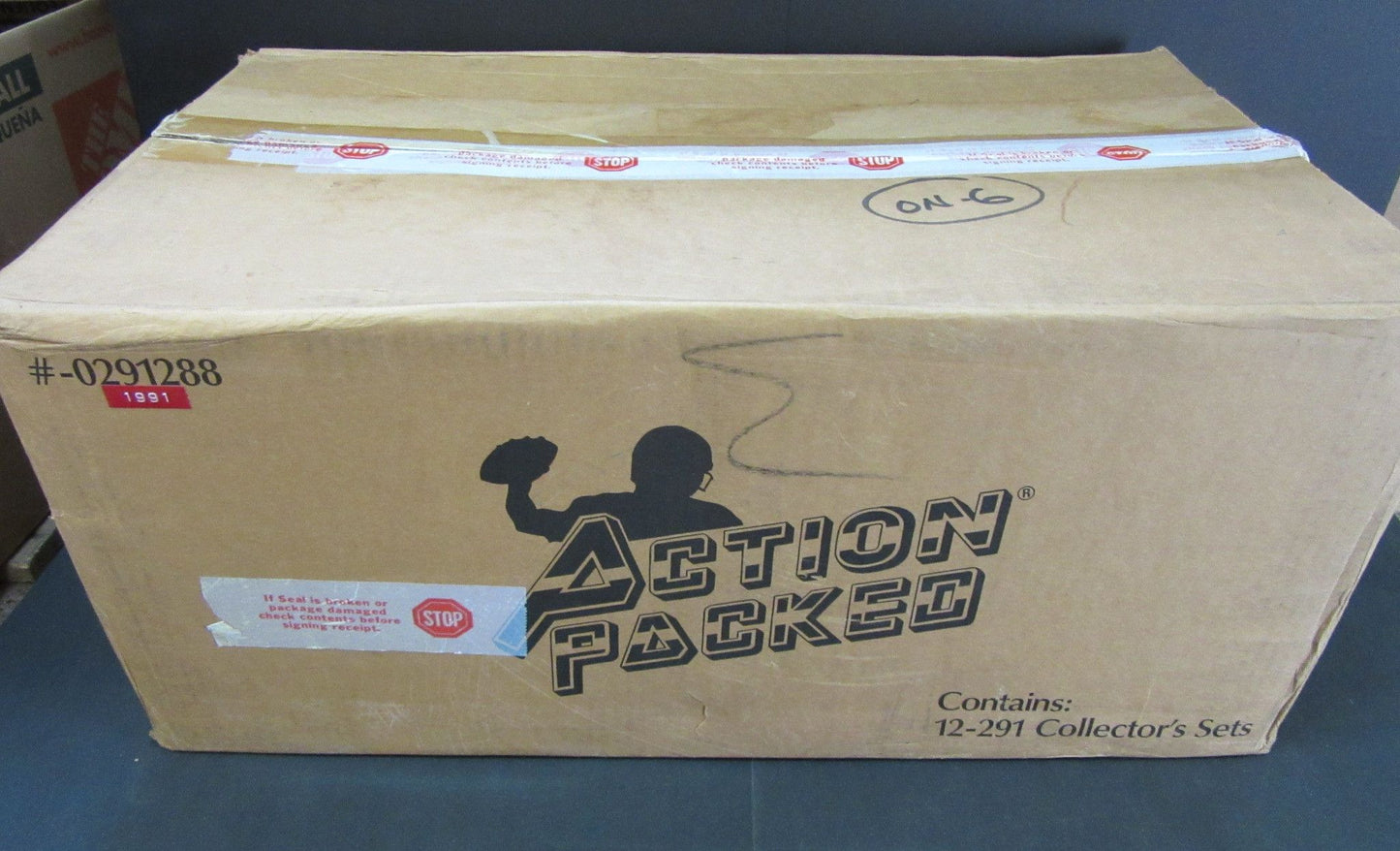 1991 Action Packed Football Factory Set Case (12 Sets) (0291288)