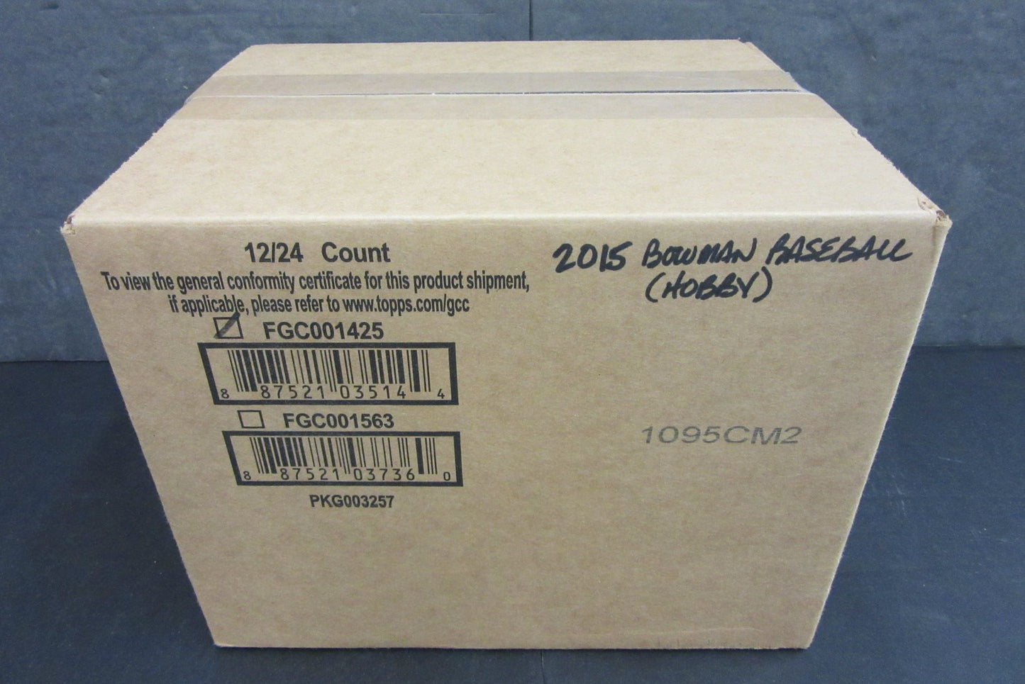 2015 Bowman Baseball Case (Hobby) (12 Box)