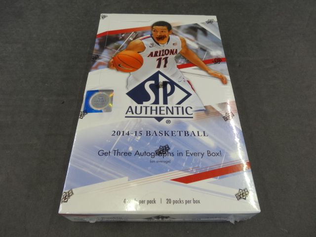 2014/15 Upper Deck SP Authentic Basketball Box (Hobby)