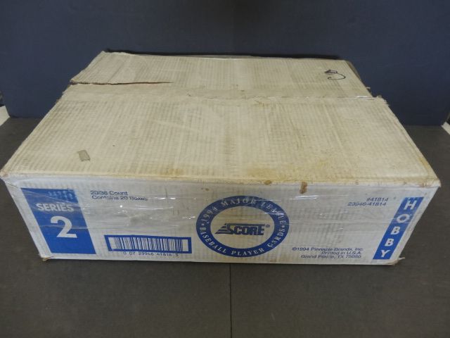 1994 Score Baseball Series 2 Case (Hobby) (20 Box)