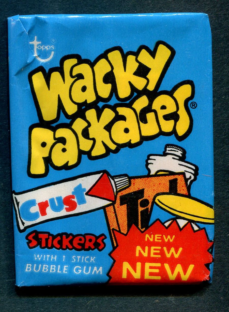 1974 Topps Wacky Packages Unopened Series 7 Wax Pack (Gumless)