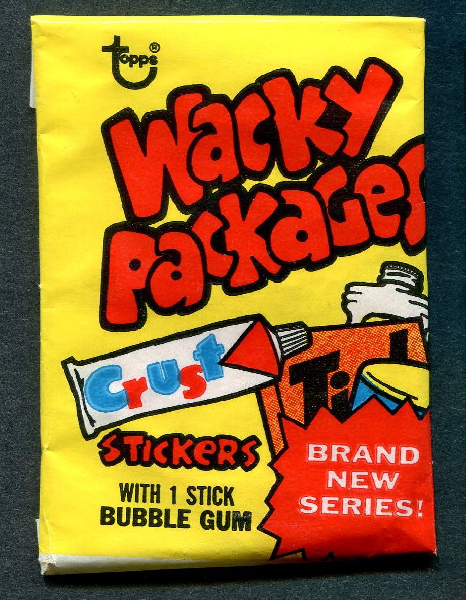 1975 Topps Wacky Packages Unopened Series 14 Wax Pack