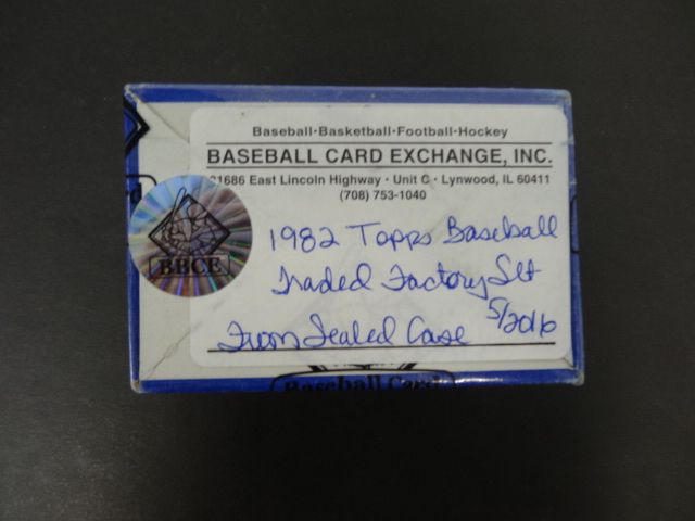 1982 Topps Baseball Traded Factory Set (FASC)
