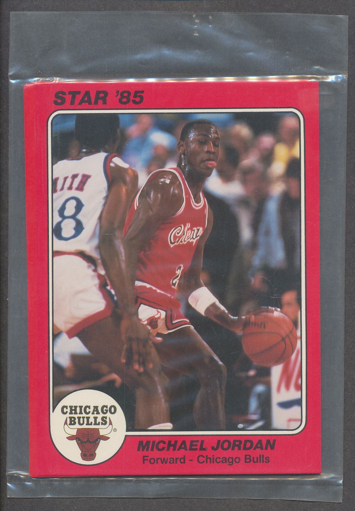 1985 Star Basketball Bulls Team 5x7 Complete Bagged Set