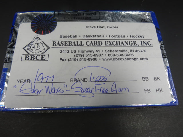 1978 Topps Star Wars Sugar Free Bubble Gum Box (Posters)