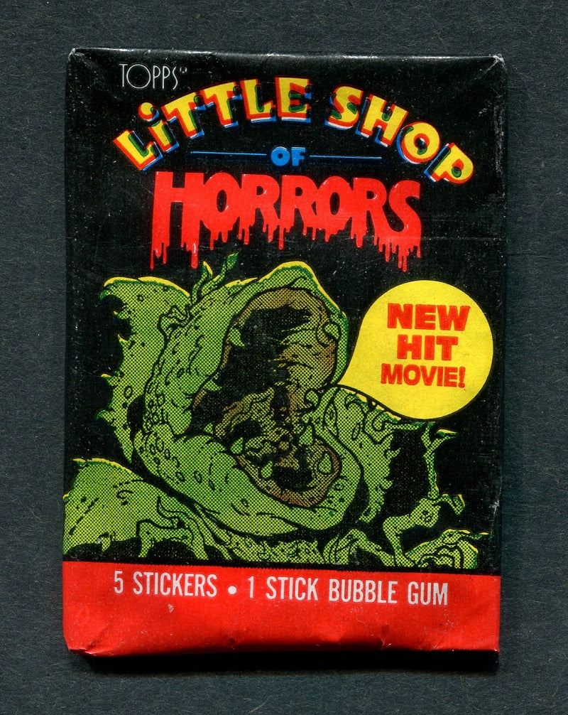 1986 Topps Little Shop of Horrors Unopened Wax Pack