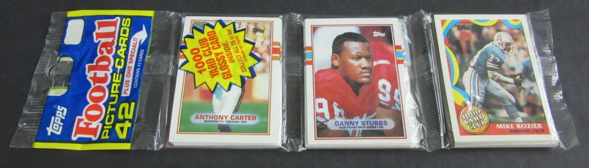 1989 Topps Football Unopened Rack Pack