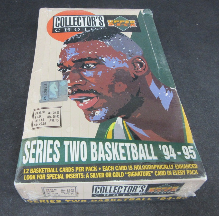 1994/95 Upper Deck Collector's Choice Basketball Series 2 Box (Europe) (36/12)