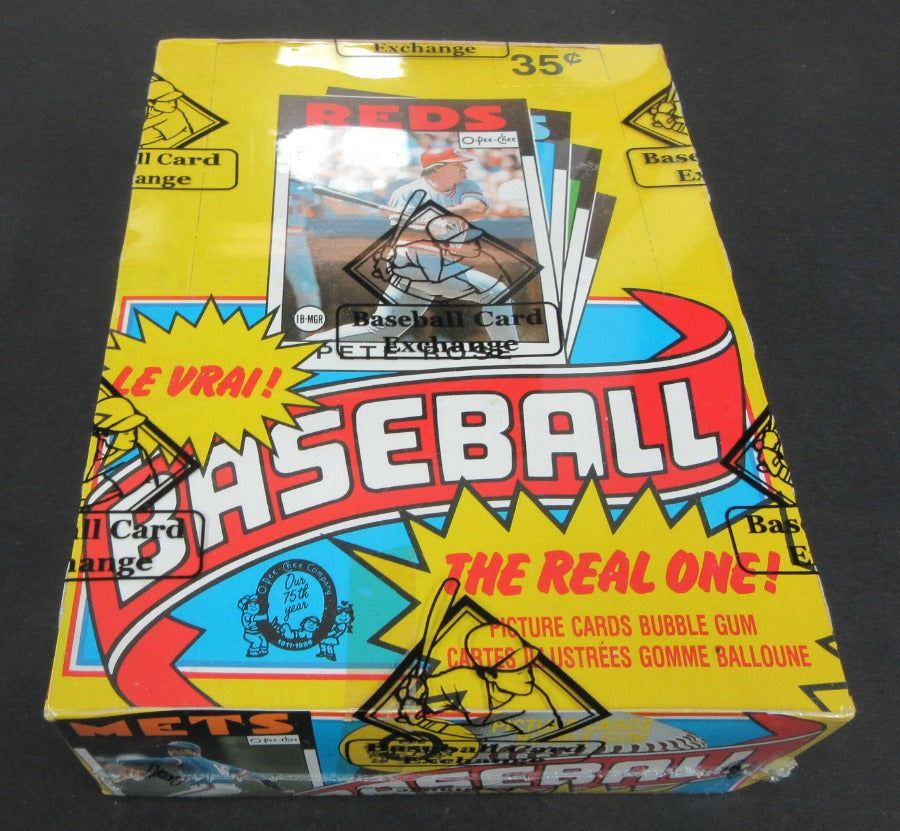 1986 OPC O-Pee-Chee Baseball Unopened Wax Box (FASC)