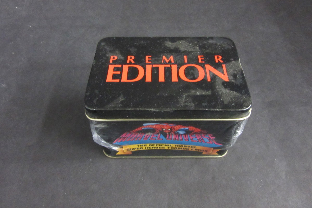 marvel impel 1990 booster box 1990 Impel Marvel Universe Series 1 Factory Set (Tin)