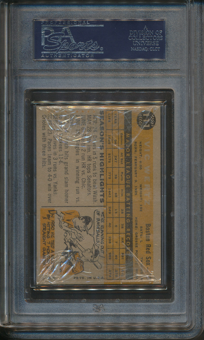 1960 Topps Baseball Unopened Cello Pack PSA 7