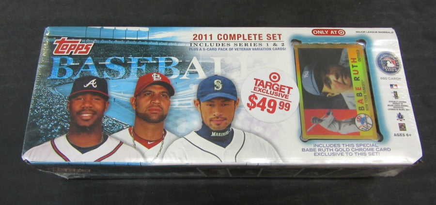 2011 Topps Baseball Factory Set (Target) (Ruth Gold Chrome)