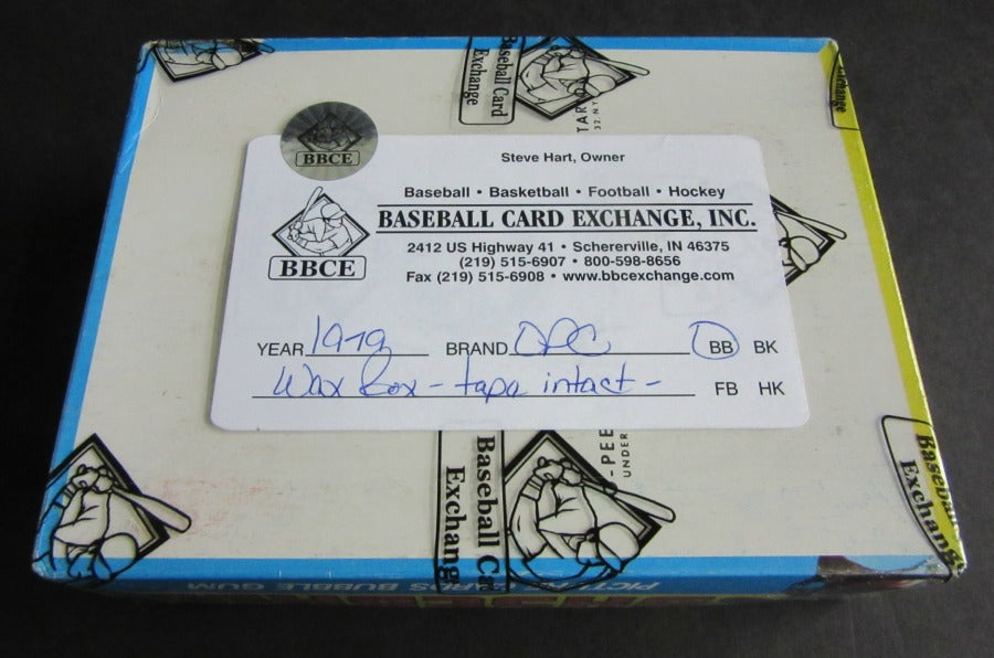 1979 OPC O-Pee-Chee Baseball Unopened Wax Box (Tape) (BBCE)
