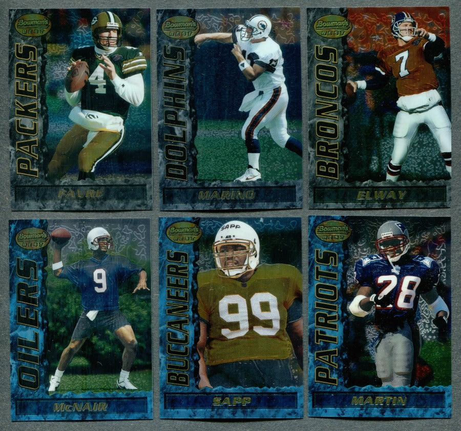 1995 Bowman's Best Football Complete Set (180) NM/MT MT
