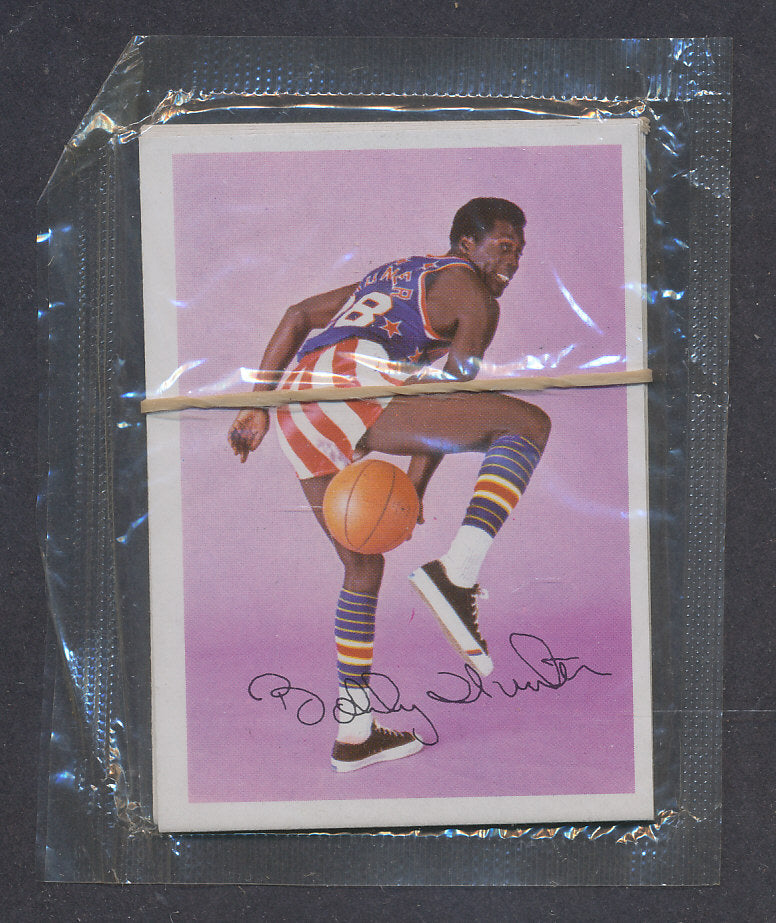 1971/72 Fleer Basketball Cocoa Puffs Harlem Globetrotters Cello Pack (4 Cards)