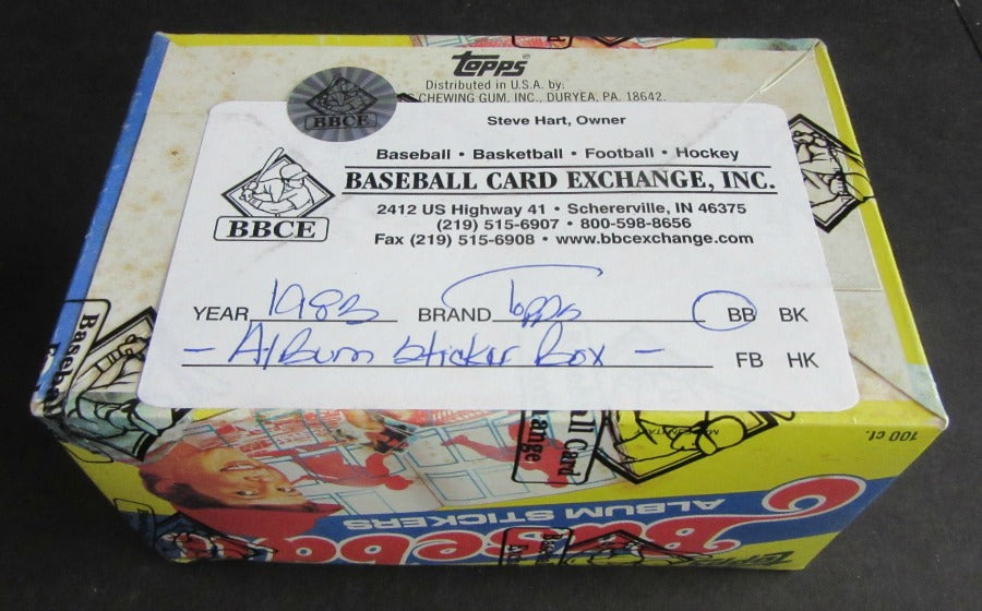 1983 Topps Baseball Album Stickers Unopened Box (BBCE)