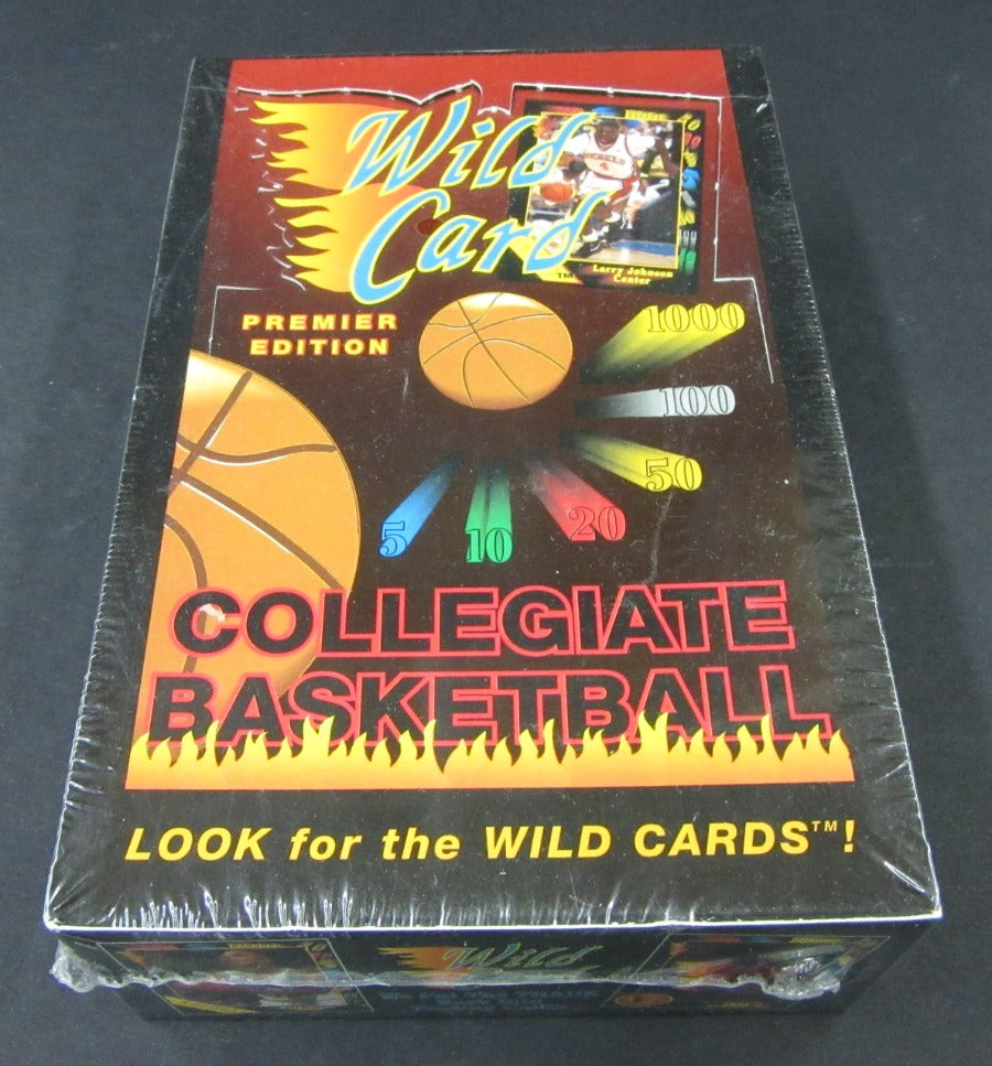 1991 Wild Card Collegiate Basketball Box