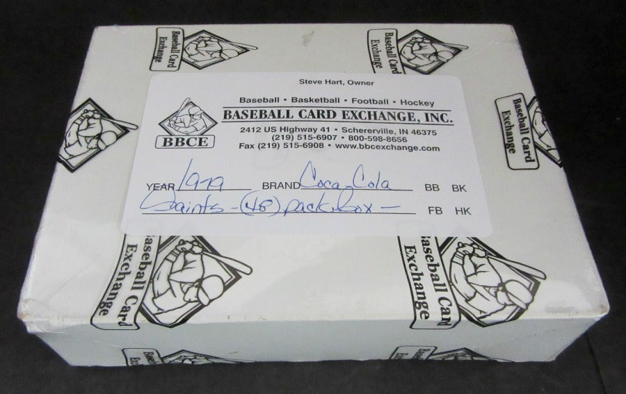 1979 Topps Coca-Cola Football Saints Cello Box (48/3)