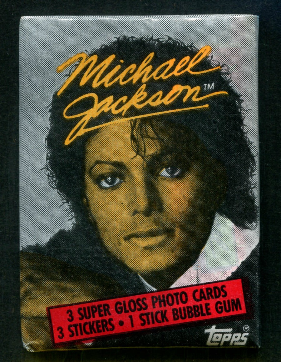 1984 Topps Michael Jackson Series 1 Unopened Wax Pack