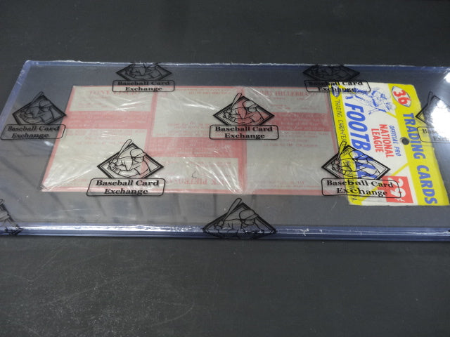 1965 Philadelphia Football Unopened Rack Pack (BBCE)