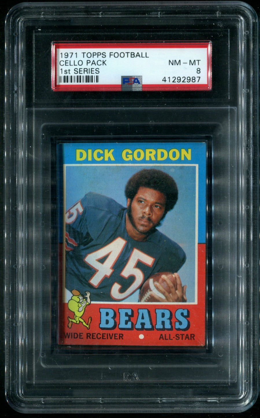 1971 Topps Football Unopened 1st Series Cello Pack PSA 8