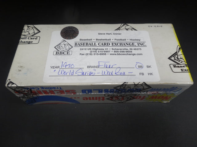 1970 Fleer Baseball World Series Wax Box (BBCE)